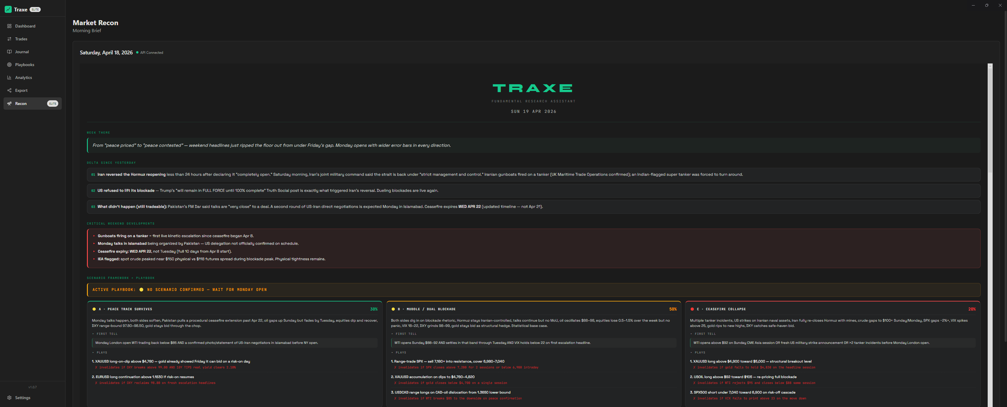 Traxe Recon